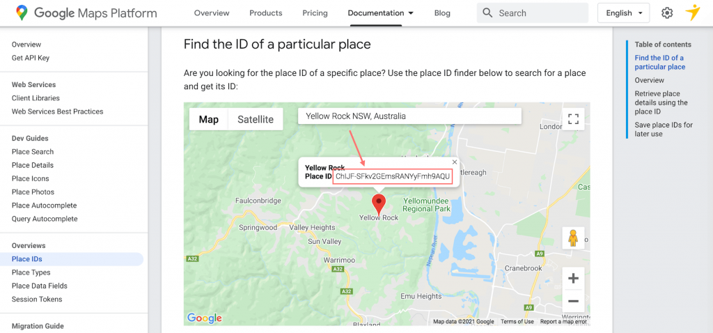Google Maps Place ID Finder