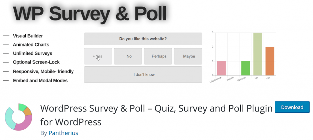 wordpress survey and poll plugin