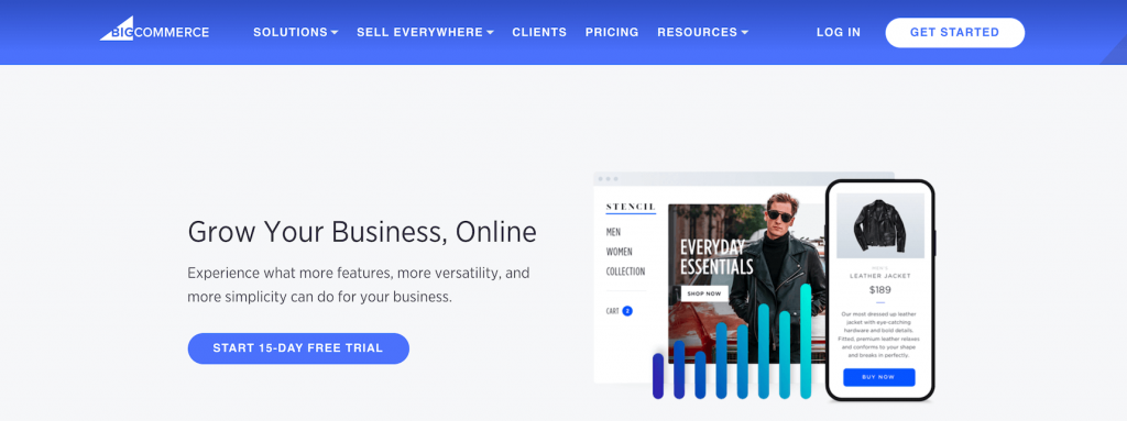 BigCommerce platform for ecommerce