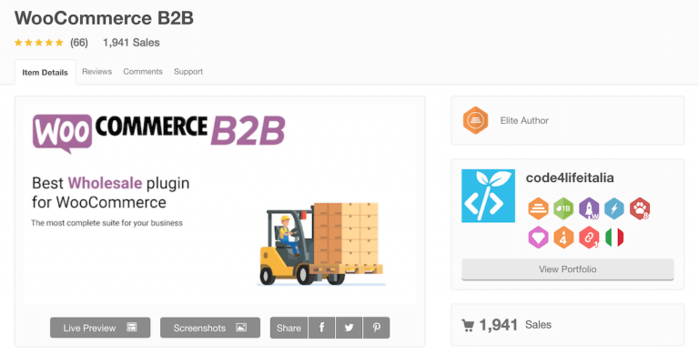 WooCommerce B2B plugin on Codecanyon