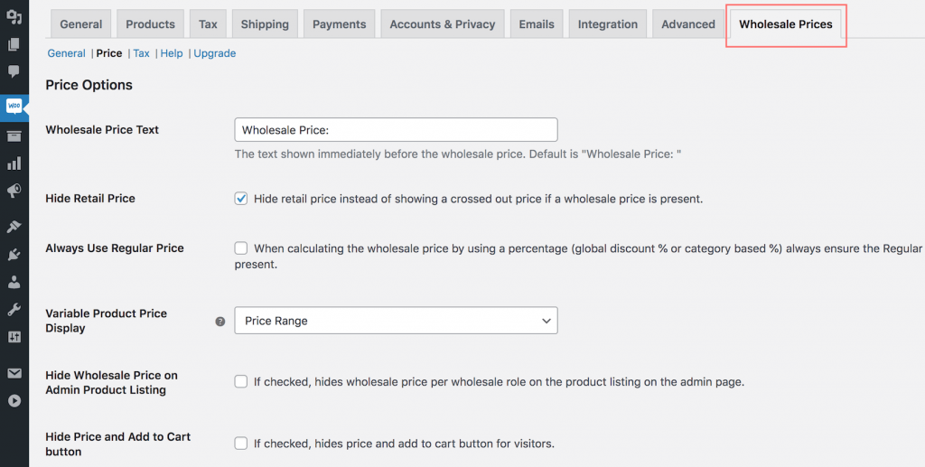 Wholesale prices for WooCommerce