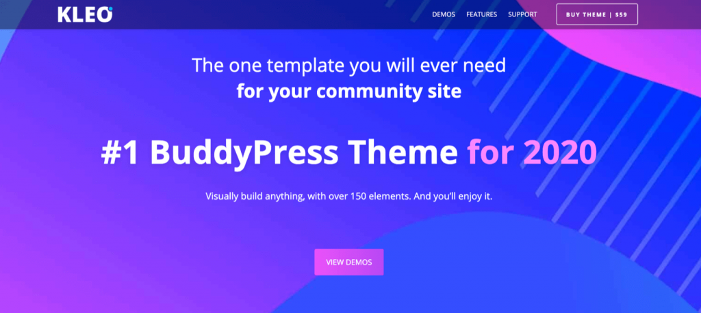 KLEO Buddypress wordpress theme