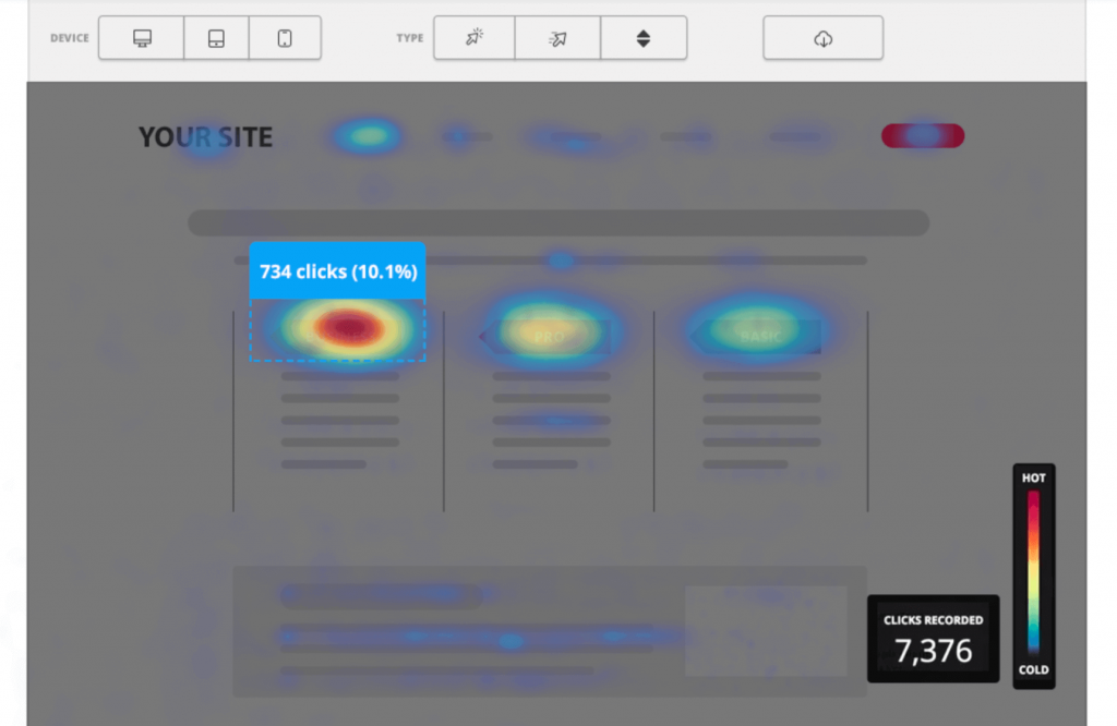 Recording and tracking clicks on your WordPress web pages with heatmaps