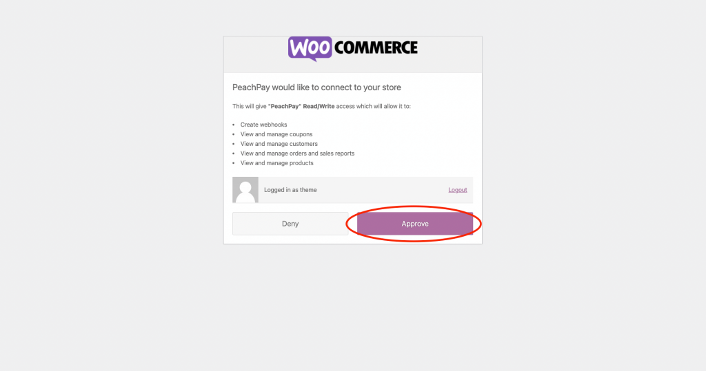 Connect PeachPay to WooCommerce