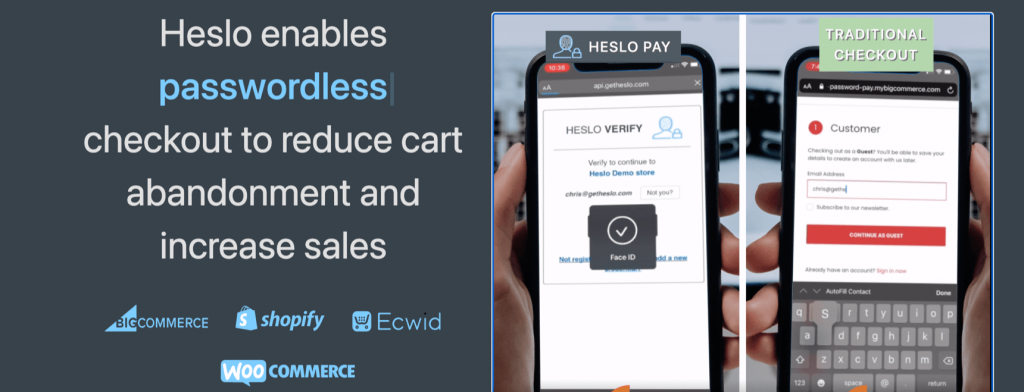 Heslo Pay app for biometric payments