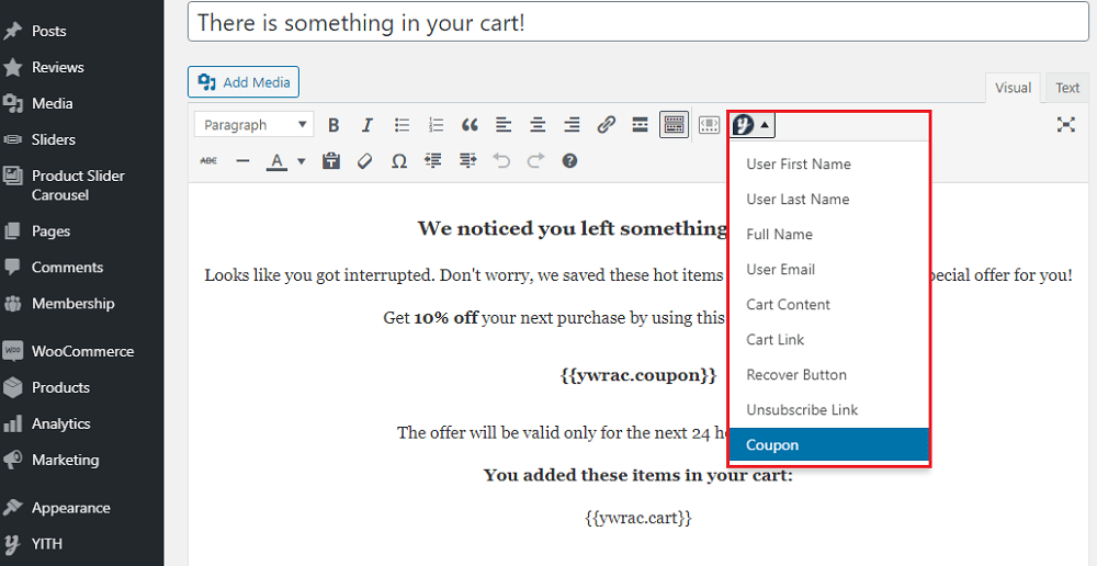 Customize-recover-abandoned-cart-email-content-with-yith
