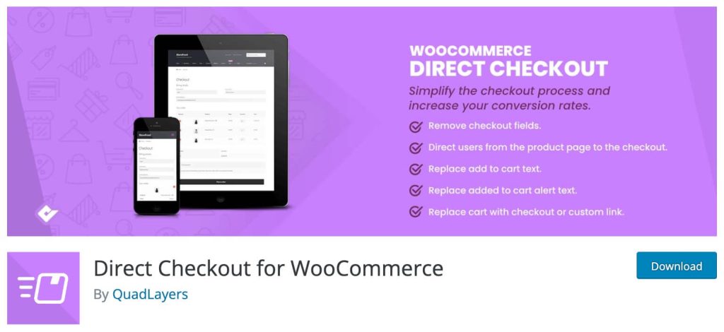 Direct Checkout for WooCommerce