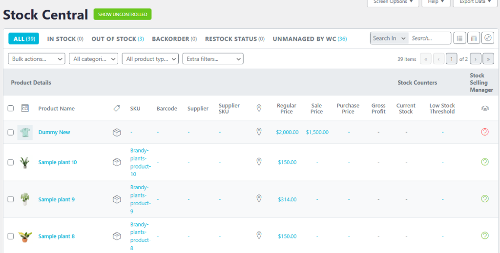 ATUM WooCommerce Inventory Management