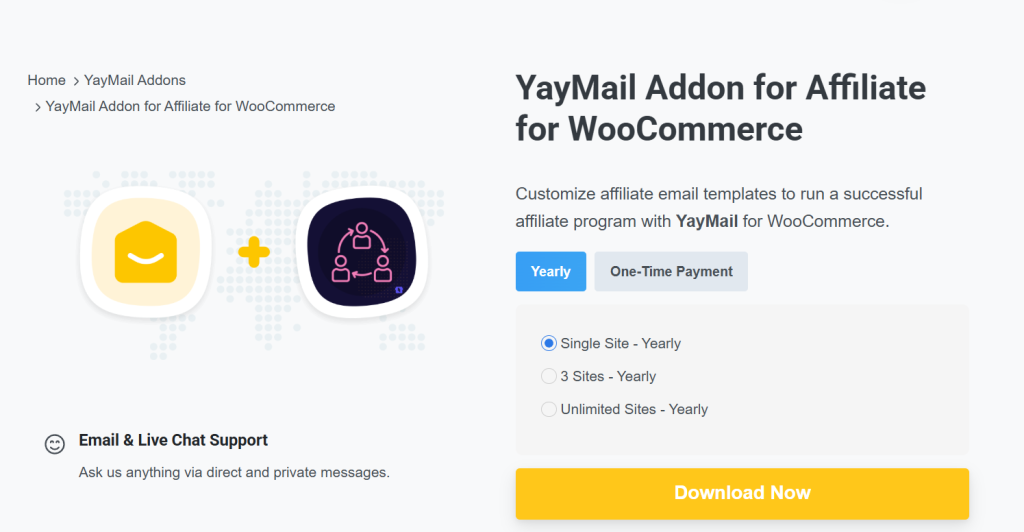 YayMail Addon for Affiliate for WooCommerce