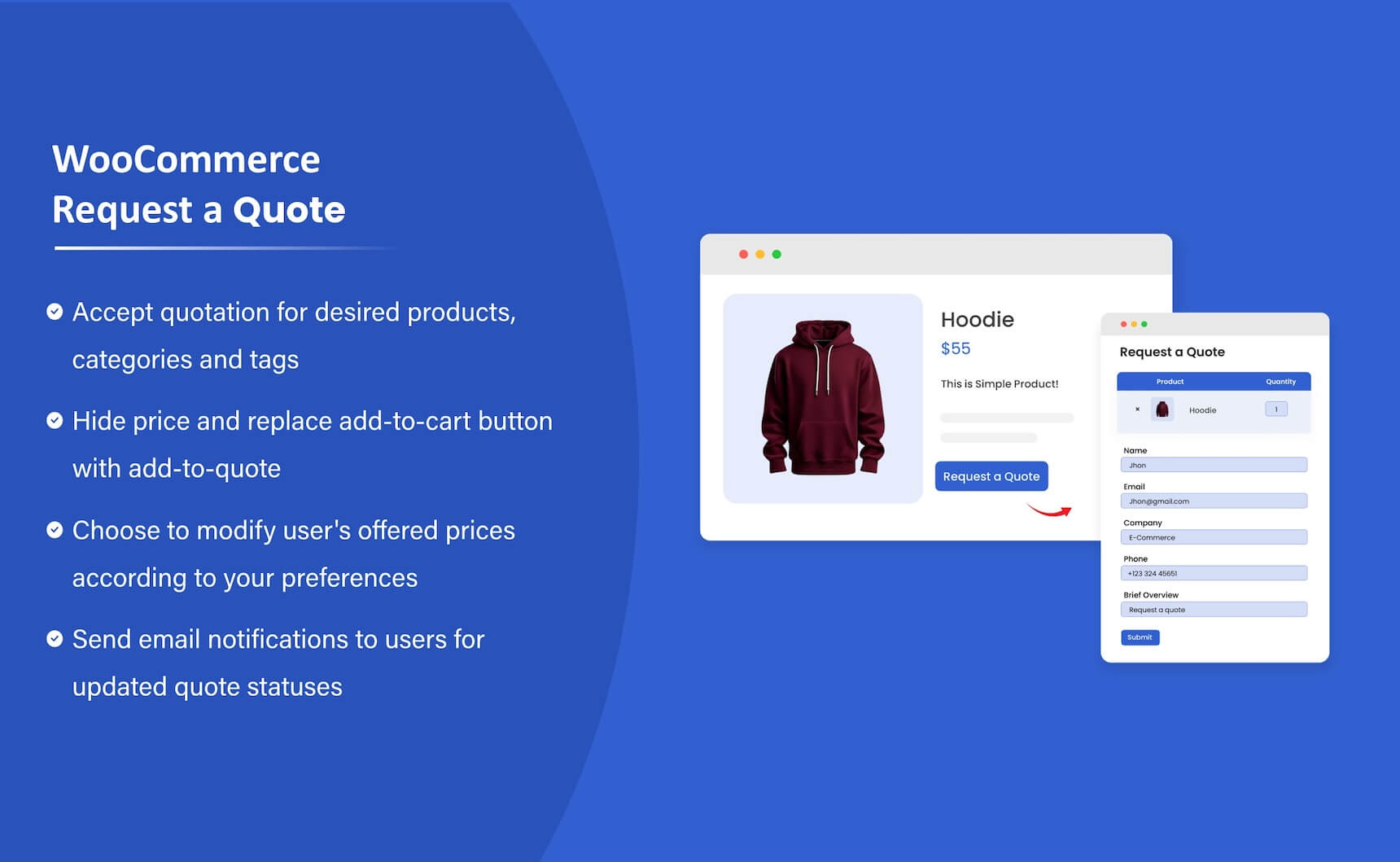 WooCommerce Request a Quote by Addify