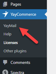 YayMail settings