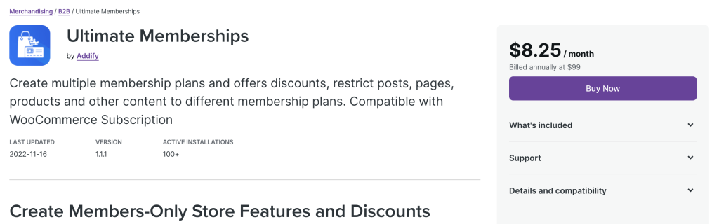 Ultimate Memberships by Addify