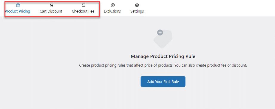 yaypricing settings