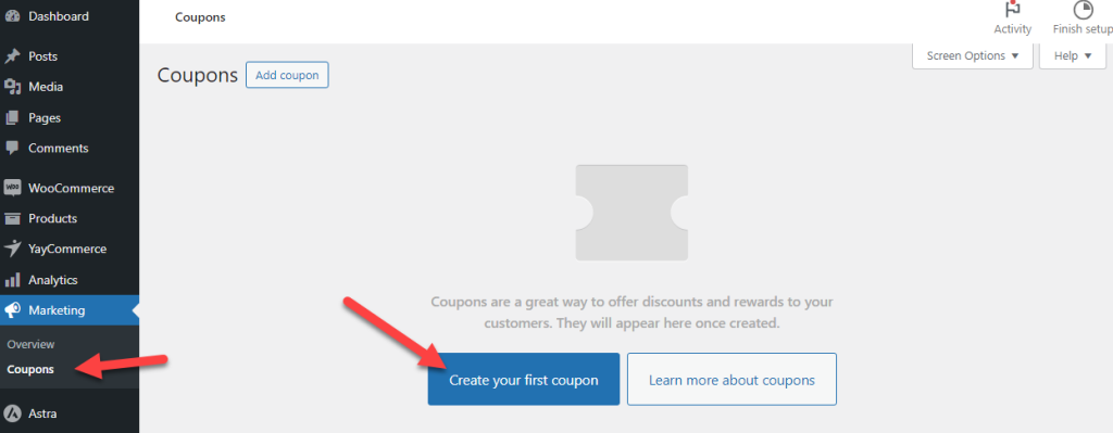 create coupon