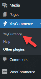 yaycurrency settings