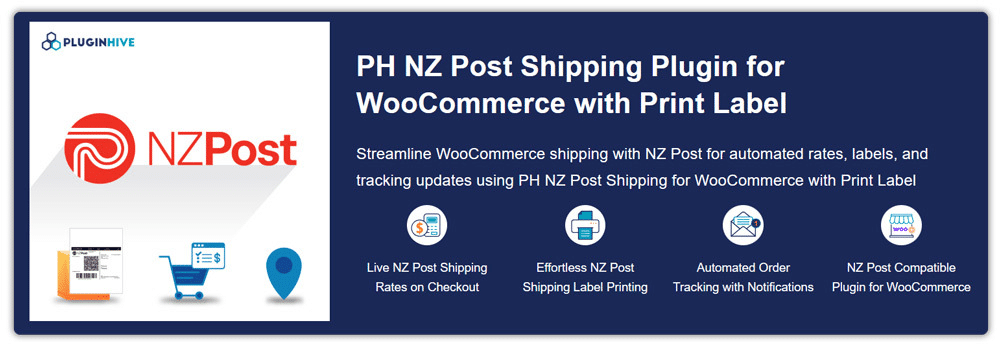 PH NZ Post Shipping Plugin for WooCommerce with Print Label
