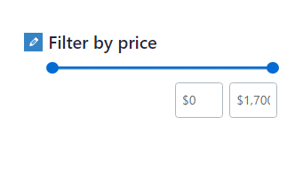 filter by price