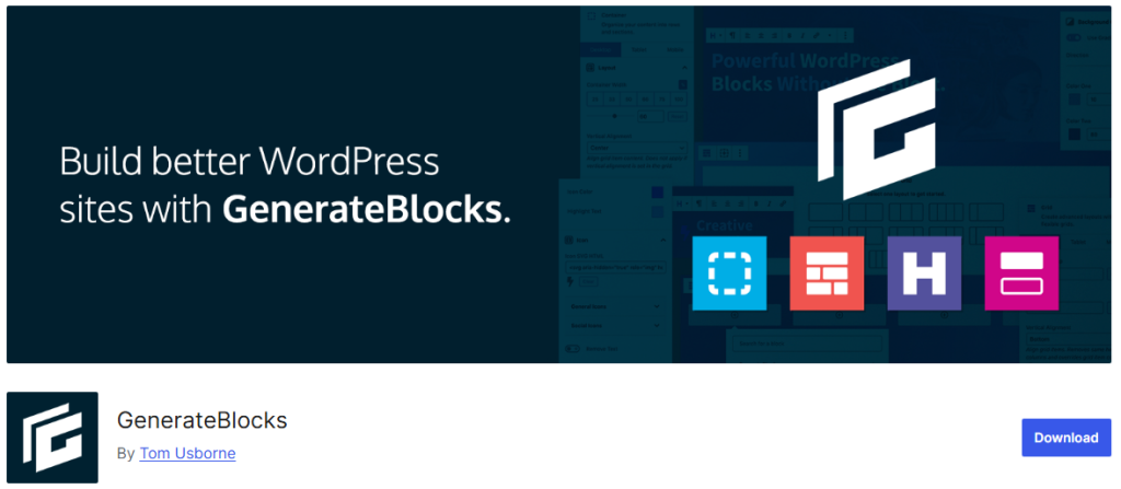 GenerateBlocks - woocommerce blocks plugin