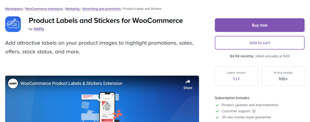 Product Labels and Stickers for WooCommerce