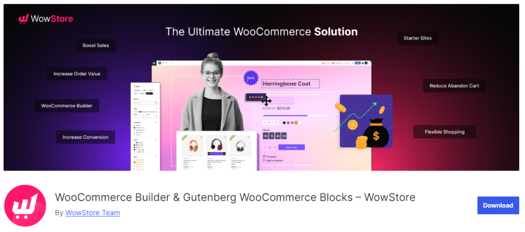 WowStore - woocommerce blocks plugin