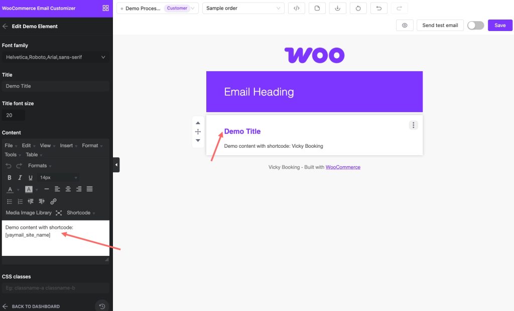 Customize demo templates in YayMail 4.0