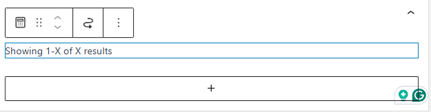 Product Results Count