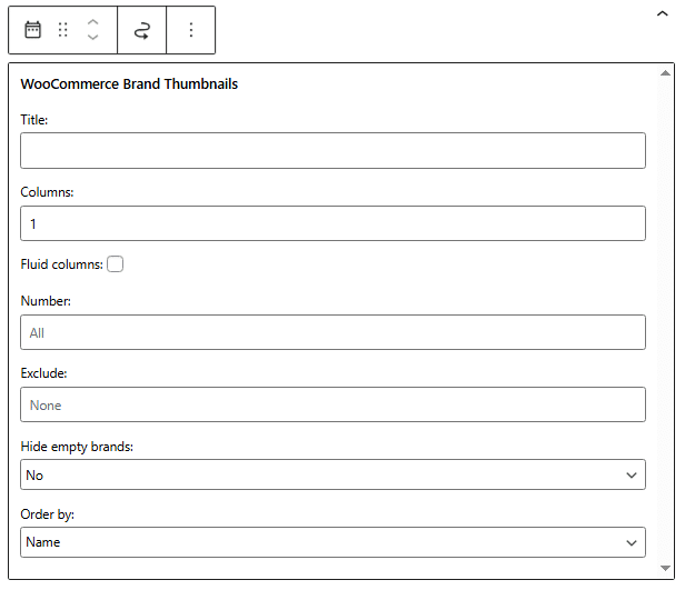 WooCommerce Brand Thumbnails