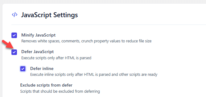 Defer JS - Largest Contentful Paint