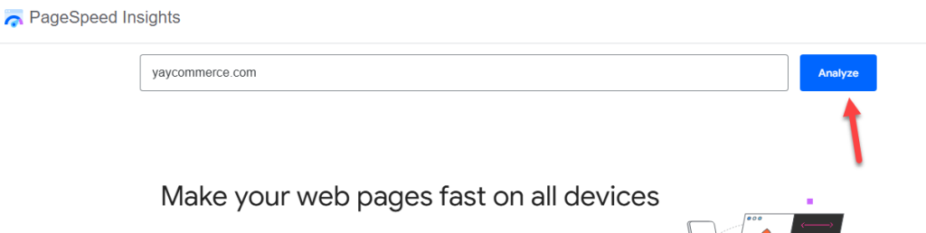 Analyze YayCommerce PSI - how to improve first contentful paint