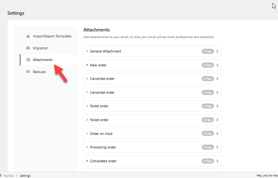 yaymail attachments - Add Attachments to WooCommerce Order Email
