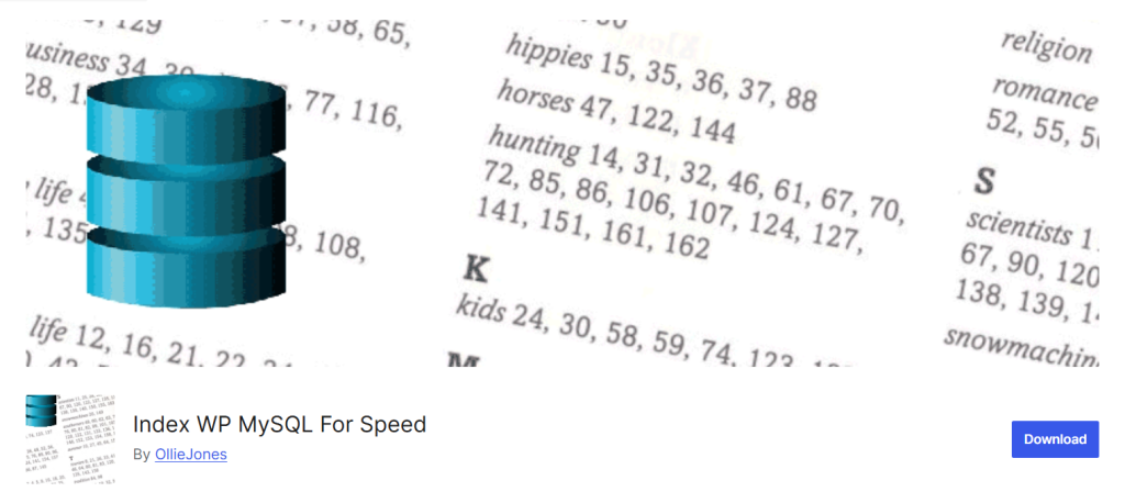Index WP MySQL For Speed - WooCommerce Performance