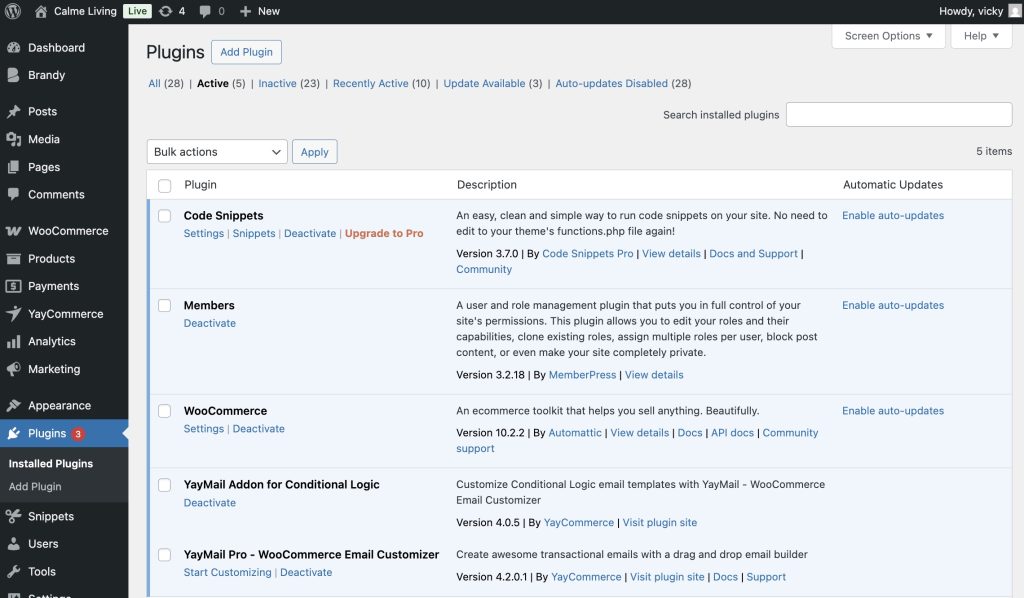 Install and Activate Plugins to set up