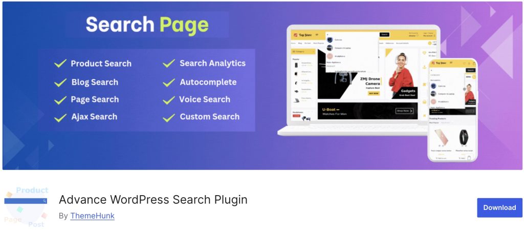 Advance WordPress Search Plugin