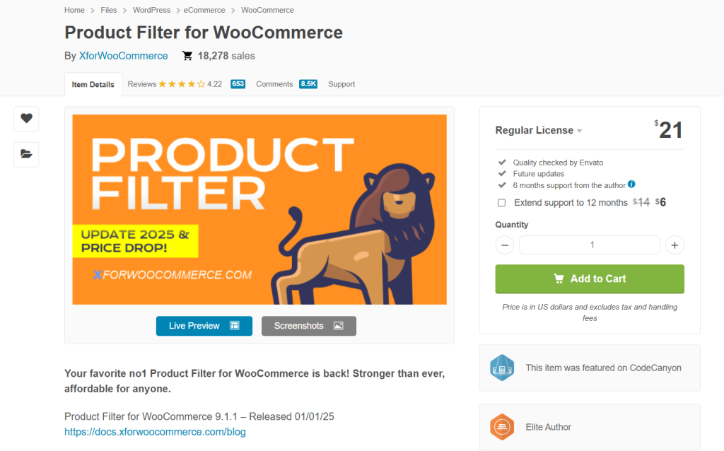 Product Filter for WooCommerce