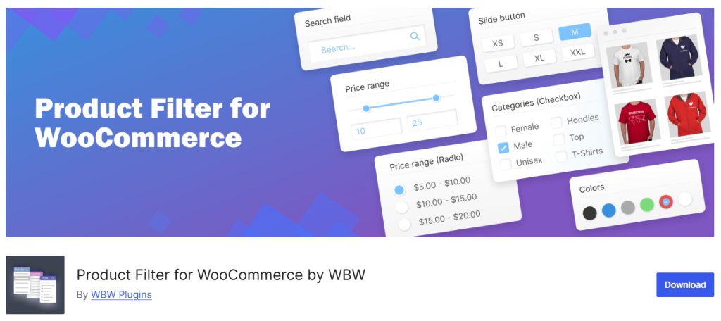 Product Filter for WooCommerce by WBW