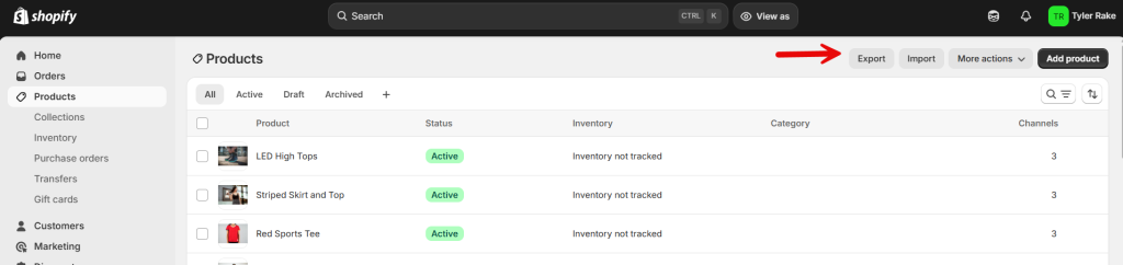 export products from shopify - Migrate from Shopify to WooCommerce