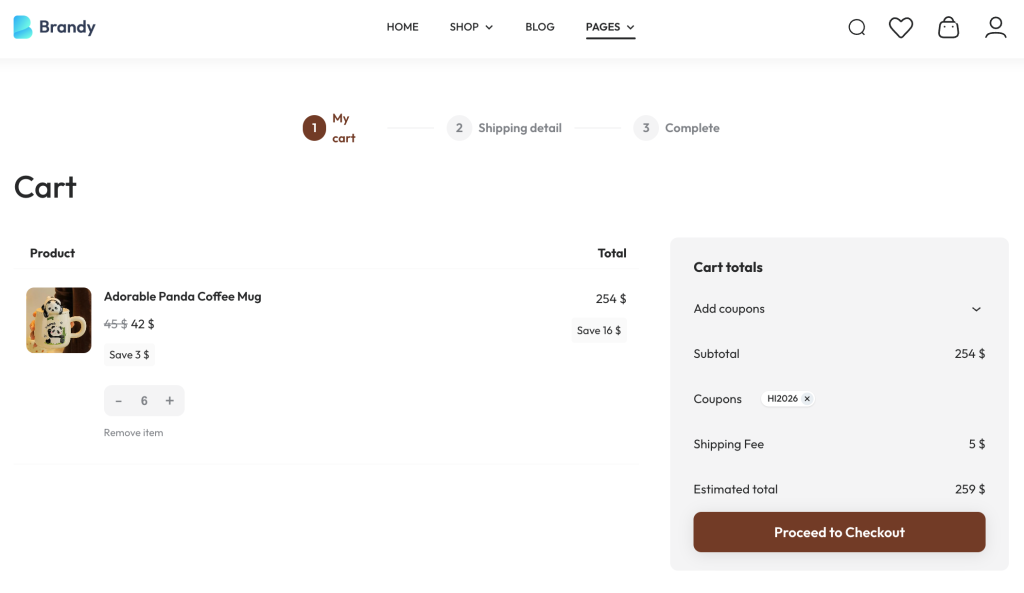 the front end of range based discount