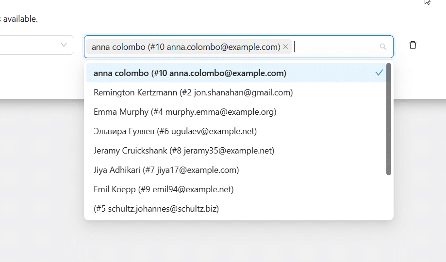 add customers to list