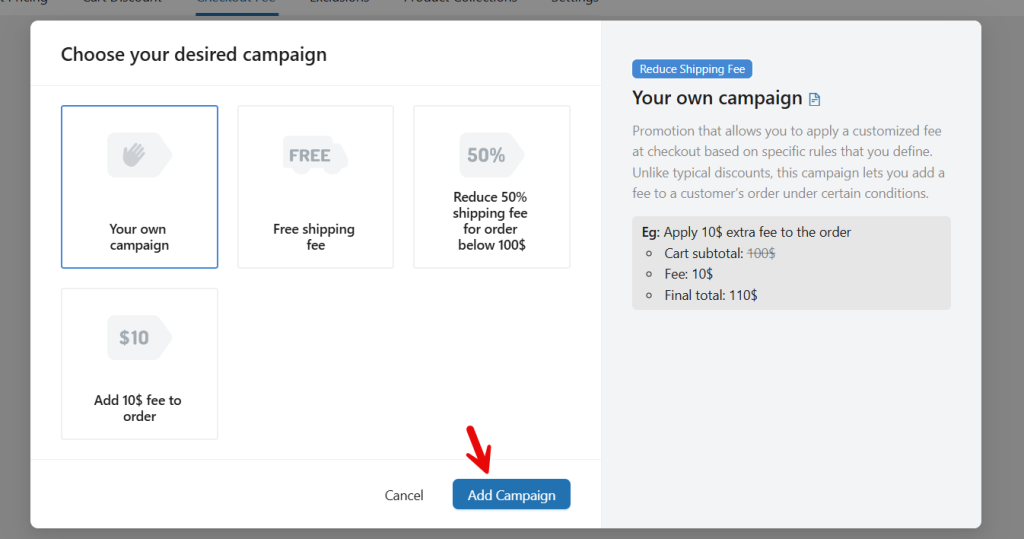 blank rule - Give Discounts on WooCommerce Shipping Fees