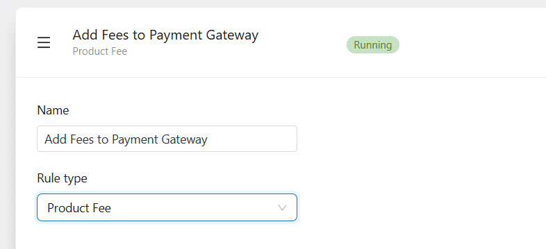 name and rule type - add custom fees to WooCommerce payment gateways