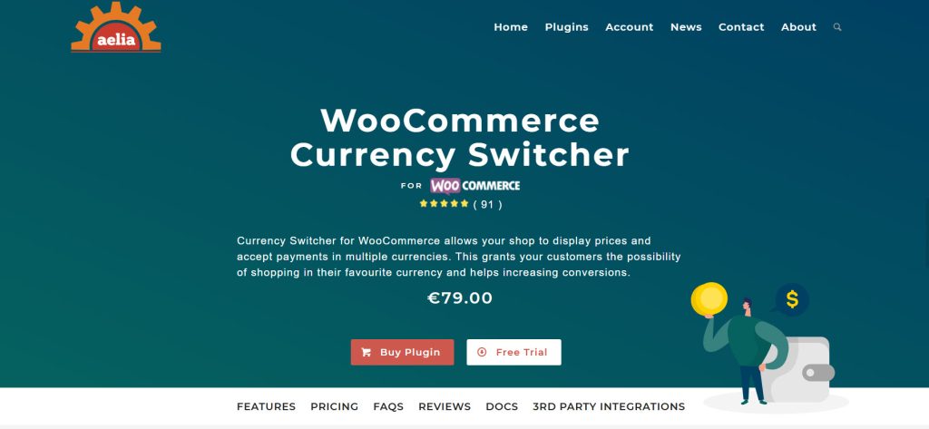 Aelia Currency Switcher
