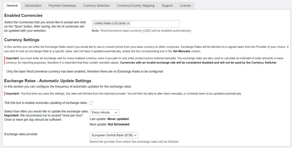 Aelia currency switcher