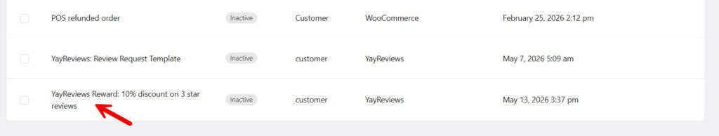 custom template - Send Customer Review Reward Emails in WooCommerce