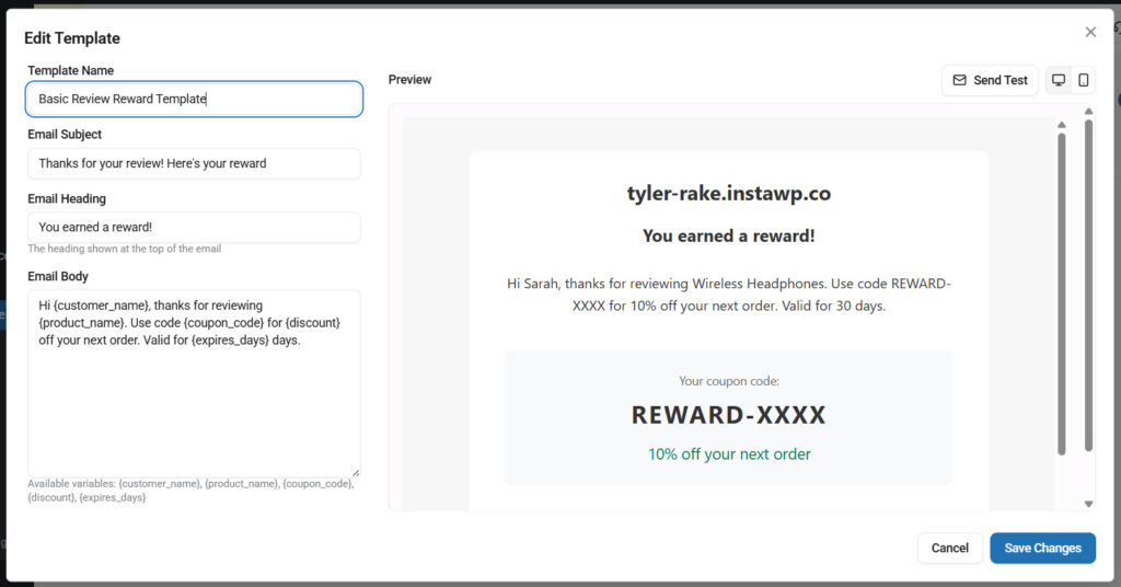 review reward
