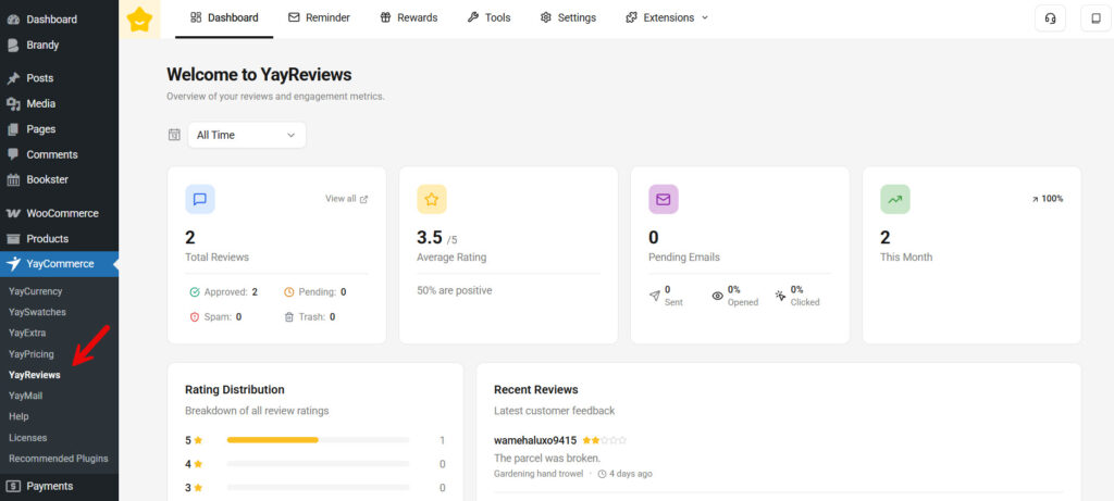 yayreviews homepage