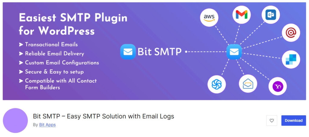 Bit SMTP - wp mail logging