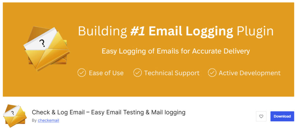 Check & Log Email - wp mail logging