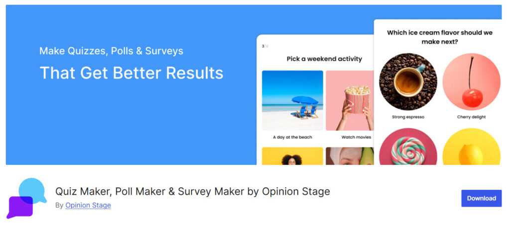 Quiz Maker, Poll Maker & Survey Maker by Opinion Stage