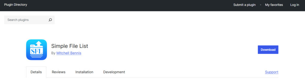 Simple File List - WordPress File Sharing Plugins
