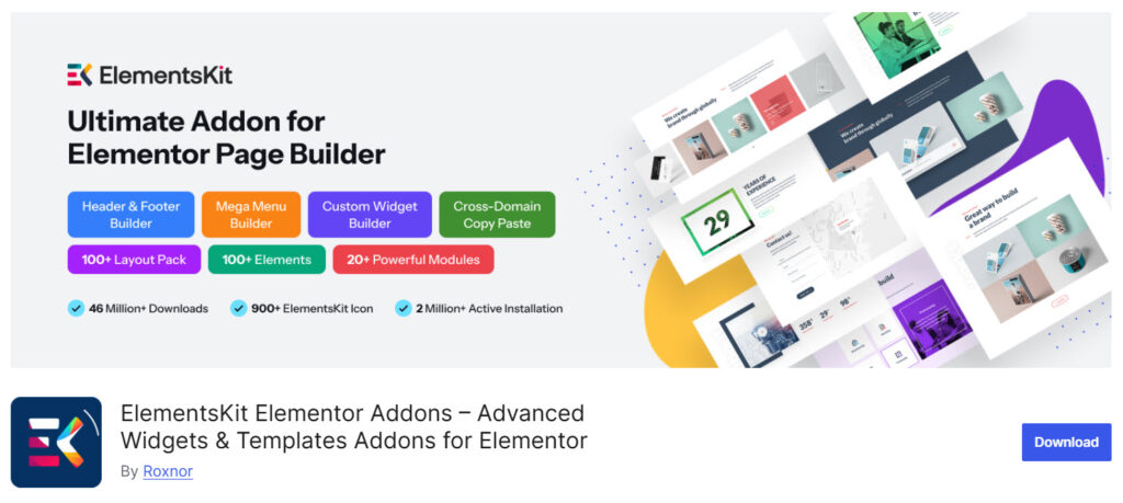 ElementsKit Elementor Addons
